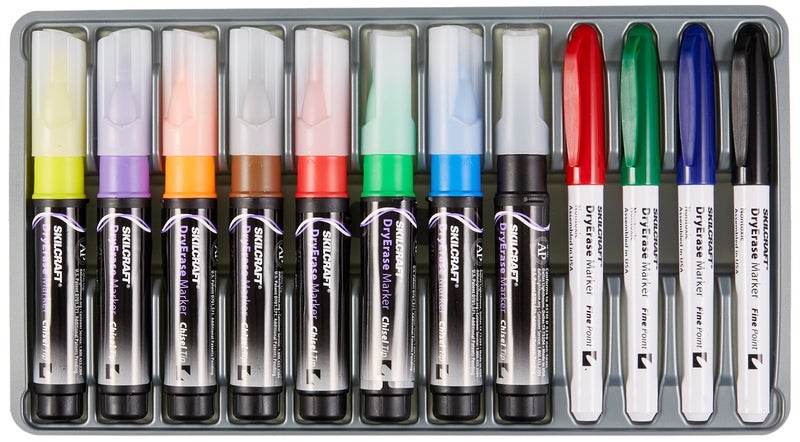 SKILCRAFT Dry-Erase 12-Color Marker System (NSN3656126) - Image 2
